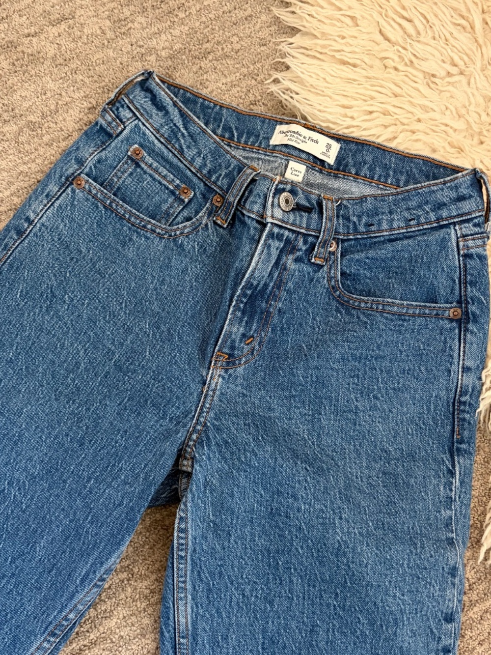 Abercrombie and Fitch straight leg jeans NWOT